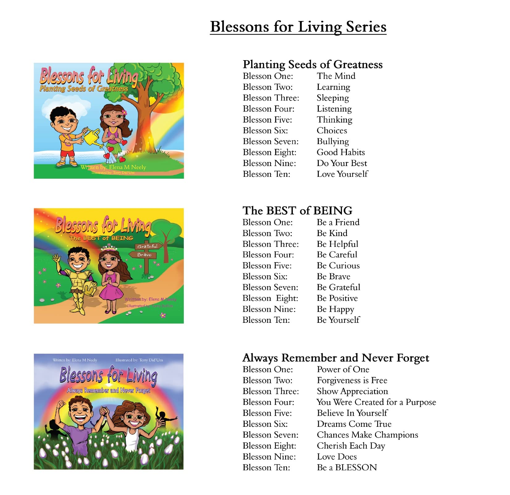 Blessons for Living, Planting Seeds of Greatness (Paperback)