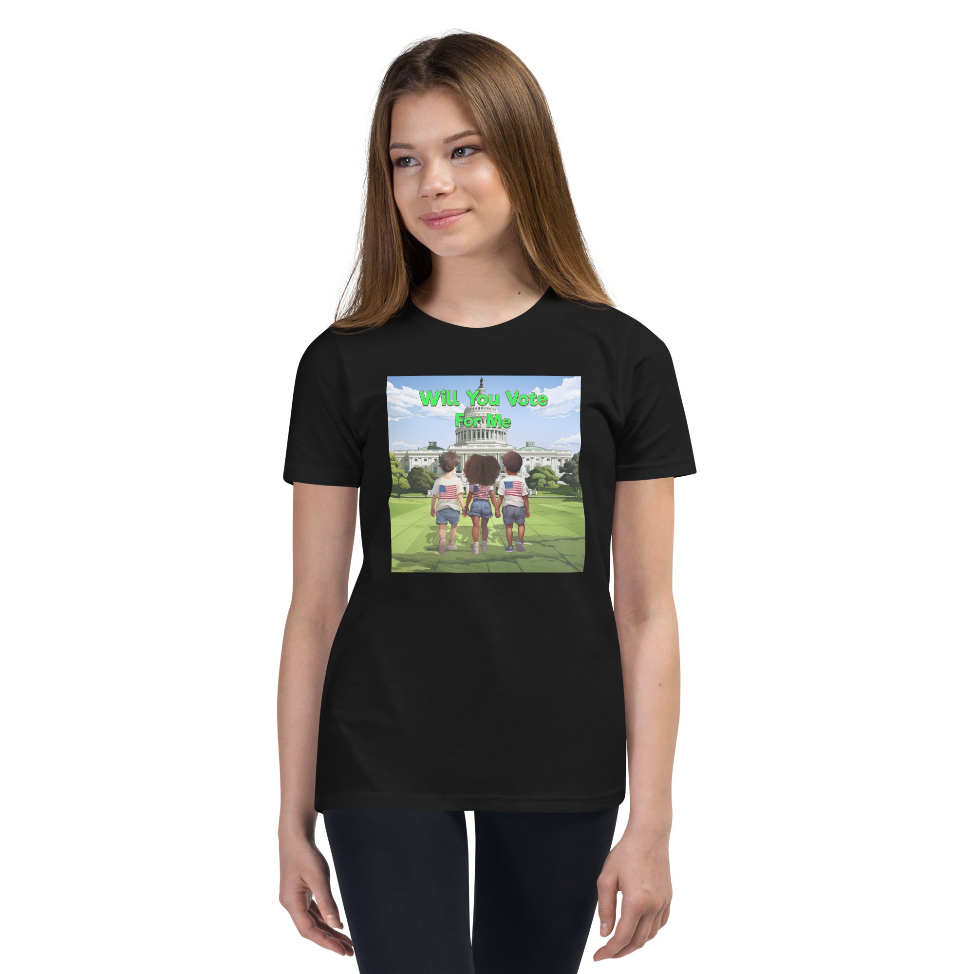 Will You Vote For Me Youth Short Sleeve T-Shirt