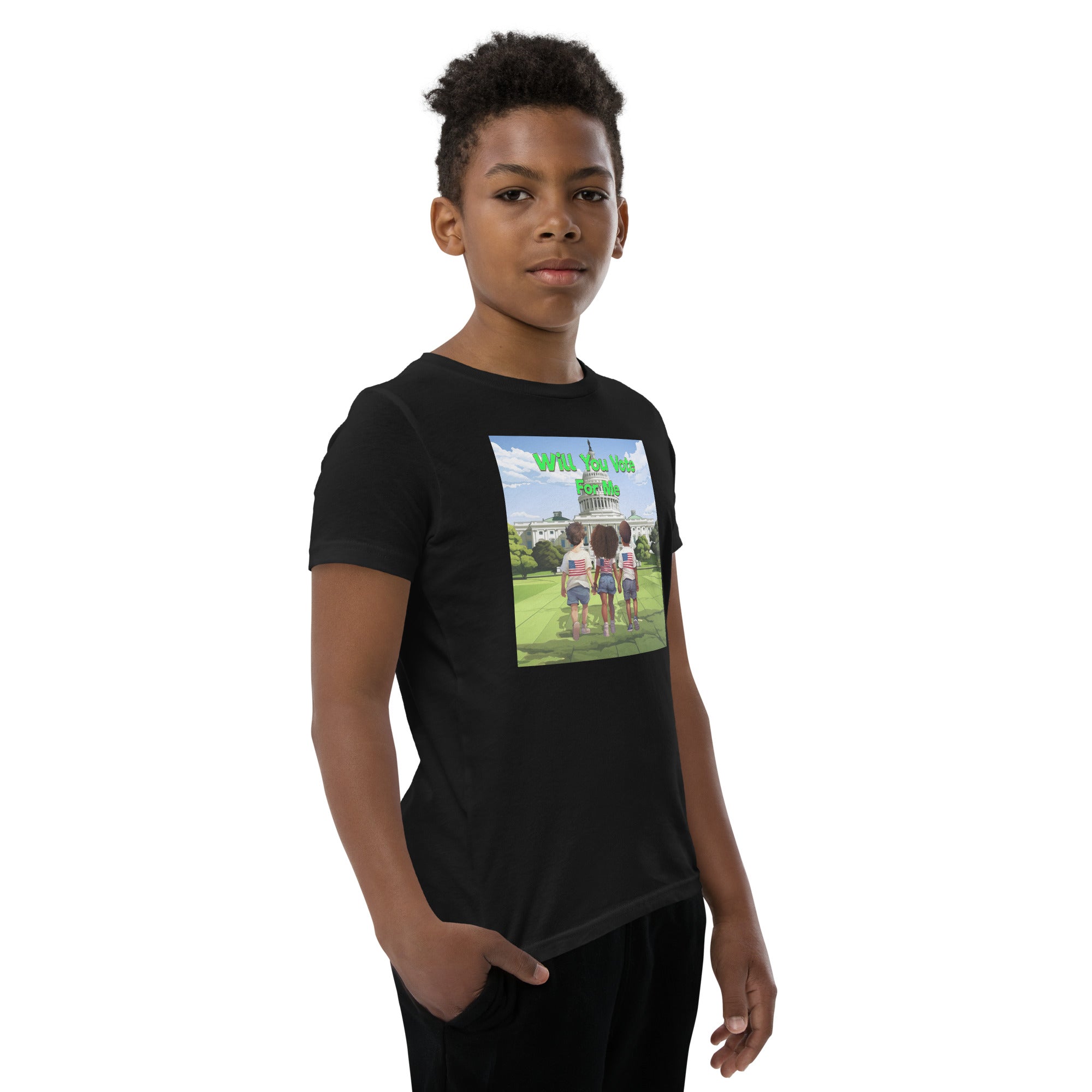 Will You Vote For Me Youth Short Sleeve T-Shirt