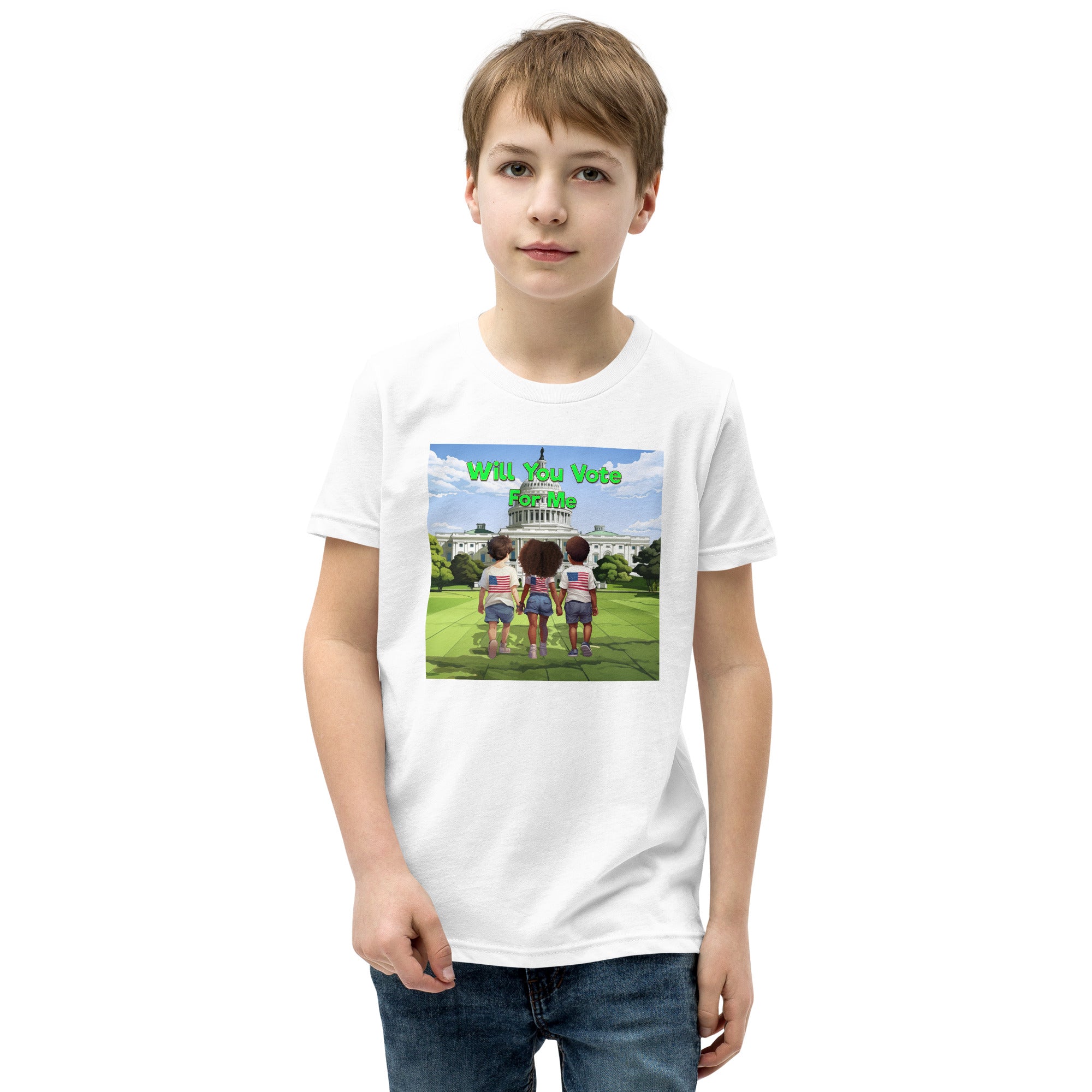 Will You Vote For Me Youth Short Sleeve T-Shirt